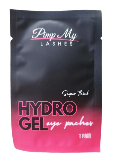Czarne hydrożelowe płatki pod oczy do UV Pimp My Lashes 1 Para