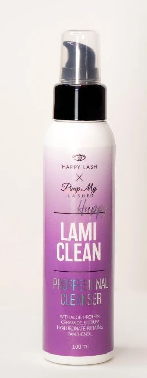 Profesjonalny Preparat po laminacji rzęs i brwi Happy Lami Clean 100ml Pimp My Lashes x HAPPY LASH