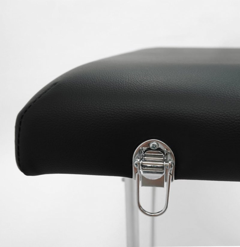 Łóżko kosmetyczne do stylizacji rzęs SPACE 70 cm - CZARNE