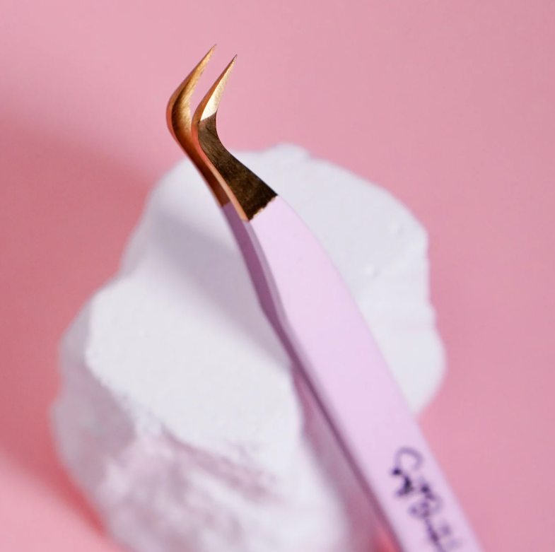 Profesjonalna pęseta do przedłużania rzęs Soft Brutal Pimp My Lashes