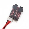 Tester pakietów LiPo/Li-Ion/LiMn/LiFe 1-8S z głośnym alarmem i LED