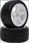 Koła tylne VTEC 1/10 Off-Road Buggy -Racing Slick- wheel pre-mounted 2szt