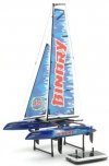 Żaglówka rc Binary Catamaran RTR (2.4GHz, 2CH, Wysokość 710mm, Długość 390mm)