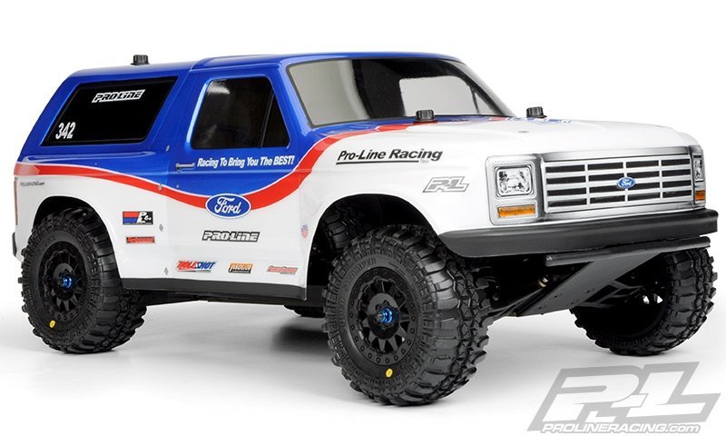 PRO LINE Slash 2WD Slash 4X4 karoseria 1981 Ford Bronco transparentna Do aut TRAXXAS Cz ci do modeli