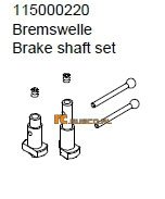 Brake shaft set - Ansmann Virus