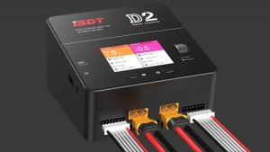 ISDT D2 Dwukanałowa ładowarka 200W / 12A - LCD IPS