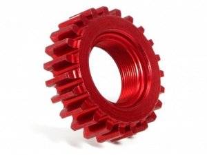 ALUMINIUM THREADED PINION GEAR 23T X 12MM (1M)