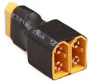 Adapter XT60 równoległy rozgałęziacz żeński na 2 męskie