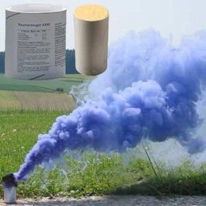 Świeca dymna duża AX-60 niebieska - 5szt