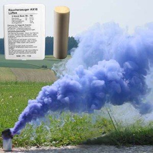 Świeca dymna AX-18 niebieska - 5szt