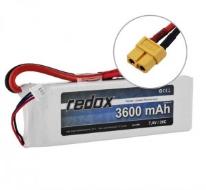 Redox 3600 mAh 7,4V 20C - pakiet LiPo
