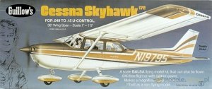 GUILLOWS Samolot z balsy Cessna Skyhawk