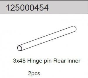 Hinge Pin 3x48 mm (2) 2WD 