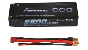 Akumulator Gens Ace 6500mAh 7,4V 50C 2S1P Hard Case