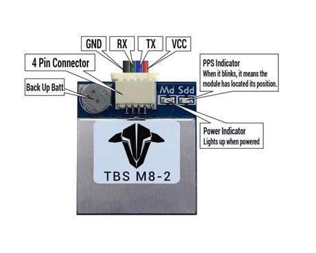 GPS do dronów wyścigowych / samolotów rc TBS M8.2 GPS GLONASS TTL Level RC Drone Airplane