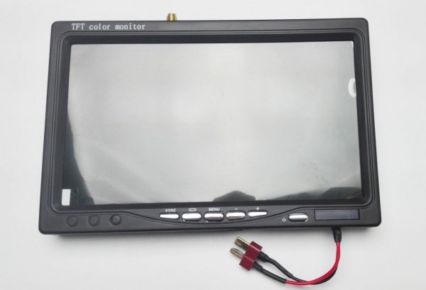 Monitor do FPV LCD 7&quot; - HD 1024 x 600 - 5,8GHz 40CH - z wbudowanym odbiornikiem 832 FPV LCD
