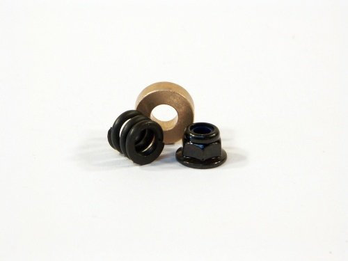 SPRING 4.9X8X7MM AND WASHER 4.3X10X1.0MM (HEX HOLE/BLACK) SET