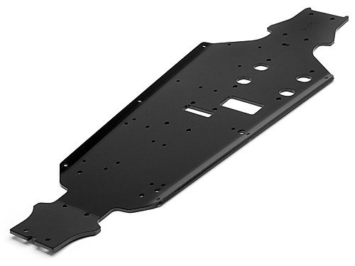 Alum. Anodized Chassis 7075 3mm Black (Trophy Buggy)