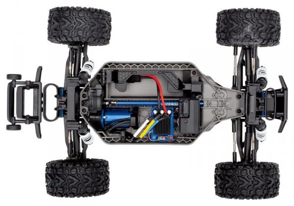 TRAXXAS 1/10 RUSTLER 4X4 XL-5 - wersja czerwona