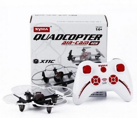 Syma X11C Quadcopter 4CH 2,4GHz kamera HD 2.0MP, 6 Axis GYRO