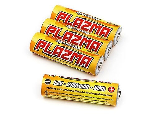 HPI Plazma 1.2V 2700mAh Nimh AA Re-Chargeable Battery (4Pcs)