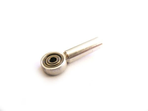 Aluminiowy łącznik z łozyskiem kulkowym M4/O3