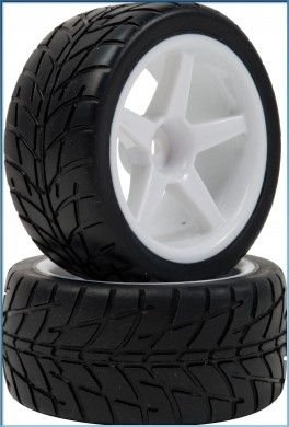 Koła tylne VTEC 1/10 Off-Road Buggy -Racing Slick- wheel pre-mounted 2szt