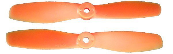 GEMFAN: Śmigła Gemfan Glass Fiber Nylon Bullnose 6x4 pomarańczowe (2xCW+2xCCW)