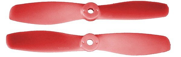 GEMFAN: Śmigła Gemfan Glass Fiber Nylon Bullnose 6x4 czerwony (2xCW+2xCCW)