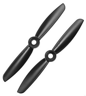Śmigła Gemfan PC 2 Blade 6x4.5 czarne (2xCW + 2xCCW)