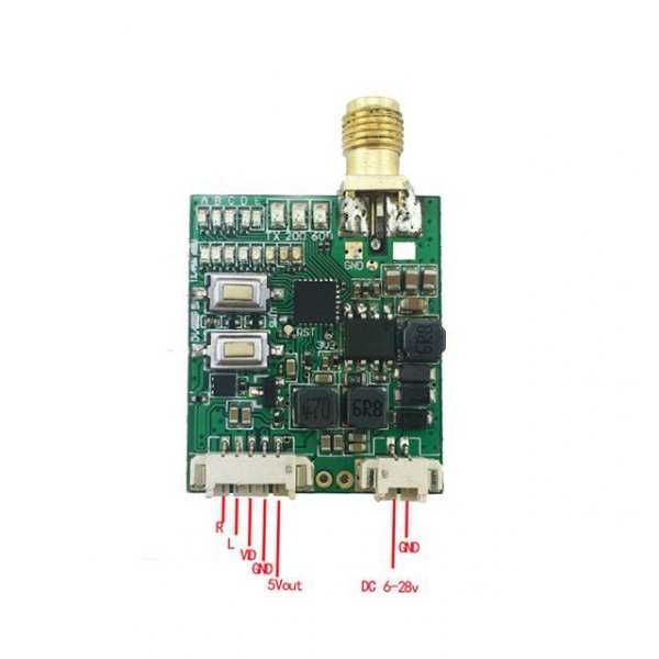 Aomway TX001A 25/200/600mW 5.8GHz 40CH AV TX