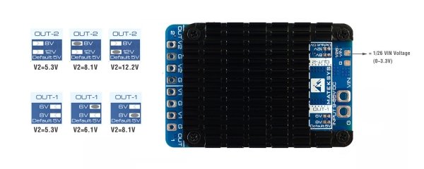 Regulator napięcia SBEC Stepdown Matek Power Module PM20S-2 