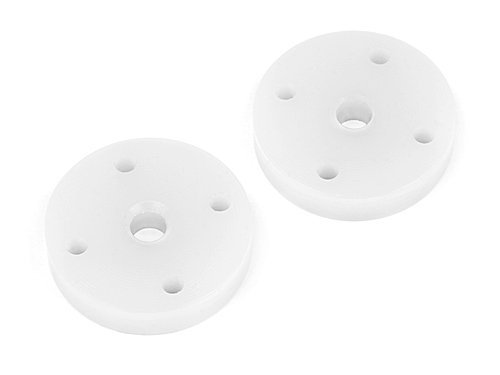 PRECISION PISTON 1.5x4 HOLES (WHITE/2pcs)