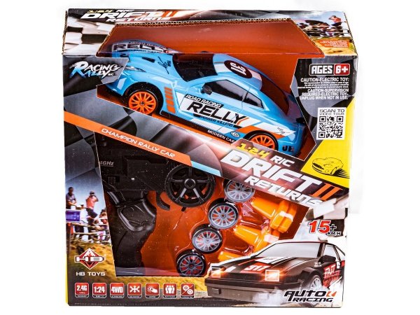 Samochód Do Driftu, Auto RC MINIDRIFTER 1:24 2,4 GHz 4WD NIEBIESKI