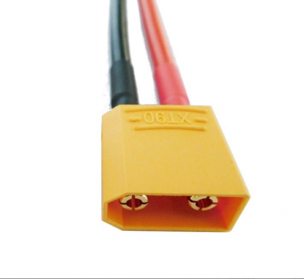 Wtyk XT90 z przewodem - męski 100mm - (male)