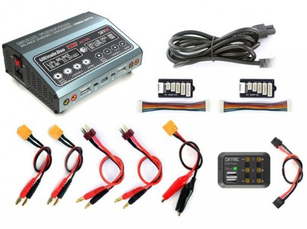 Ładowarka 2-kanałowa SkyRC Ultimate Duo D250 250W 2x10A + Zasilacz 150W
