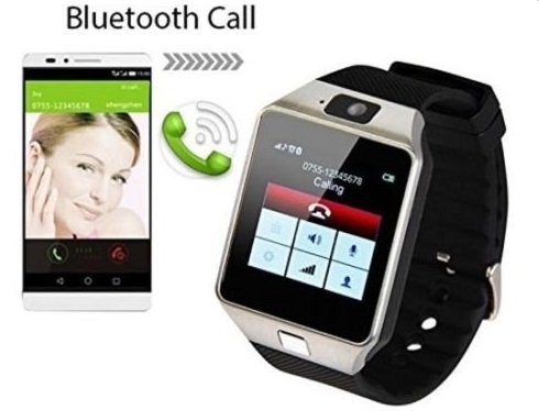 SmartWatch TELEFON, Facebook, WhatsApp, Twitter - Slot kart SIM - Zegarek, Bluetooth, Wbudowana kamera - MicroSD do 32GB