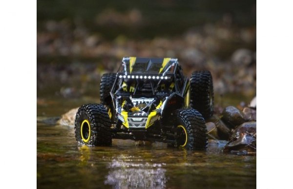 Losi Rock Rey Rock Racer 1:10 4WD AVC RTR niebiieski