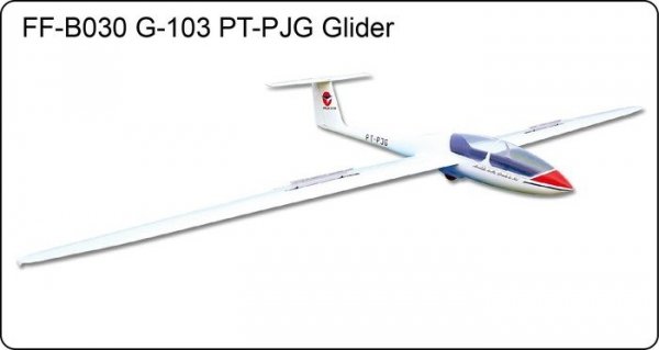 Grob-G-103 PT-PJE Glider - Szybowiec FlyFly Hobby (z hamulcem)
