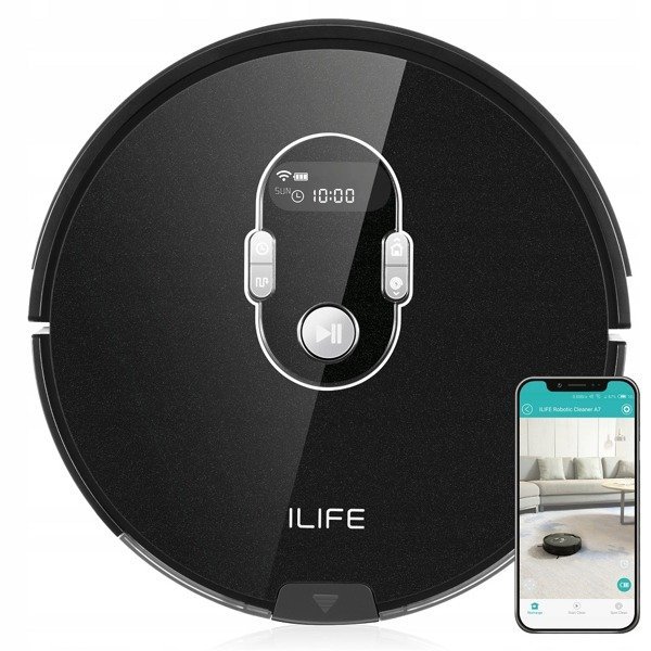 Inteligentny Odkurzacz Robot Czyszczący Ilife A7 Roboty Sprzątające