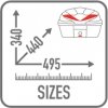 GIVI KUFER CENTRALNY B360 MONOLOCK (36LT)