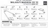 SHAD STELAŻ KUFRA TYŁ DO MALAGUTTI MADISON 125