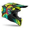 AIROH KASK OFF-ROAD WRAAAP CYBER YELLOW MATT