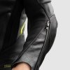 REBELHORN KURTKA SKÓRZANA VELOCE BLACK/GREY/FL YEL