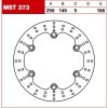 TRW Tarcza hamulcowa MST373 HONDA CB 1300 CB 1100