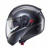 CABERG KASK SZCZĘKOWY FLIP-UP LEVO X SZARY METALIK
