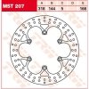 TRW Tarcza hamulcowa TRW MST207 HONDA NT 650 GT
