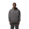 FOX BLUZA KAPTUR WORDMARK OVERSIZED FLEECE  PEWTER
