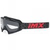 IMX GOGLE MUD BLACK MATT/GREY/RED SZYBA CLEAR