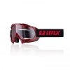 Gogle iMX Racing Mud Graphic Red/Black Szyb Clear